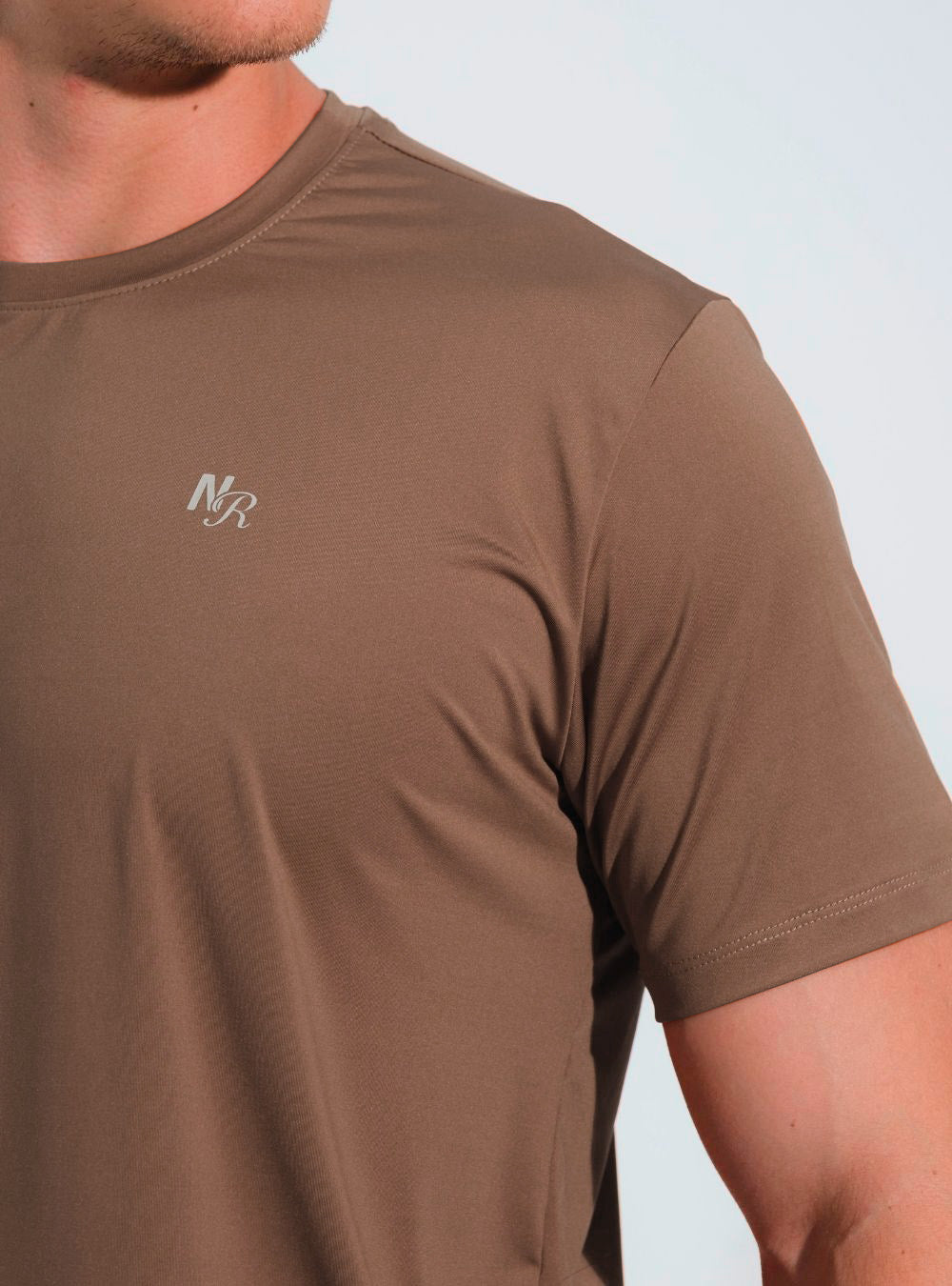 Camiseta Tela Fria Basica Cafe